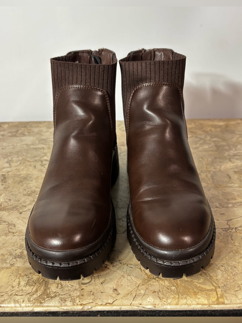 Steve Madden Brown Chelsea Boots Size 4M